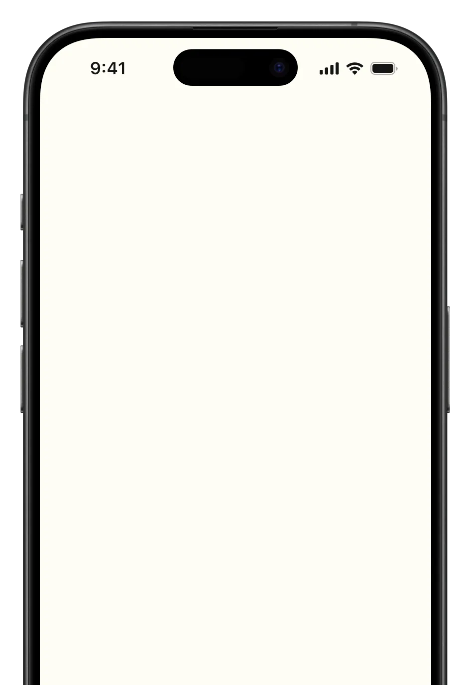 iPhone screen
